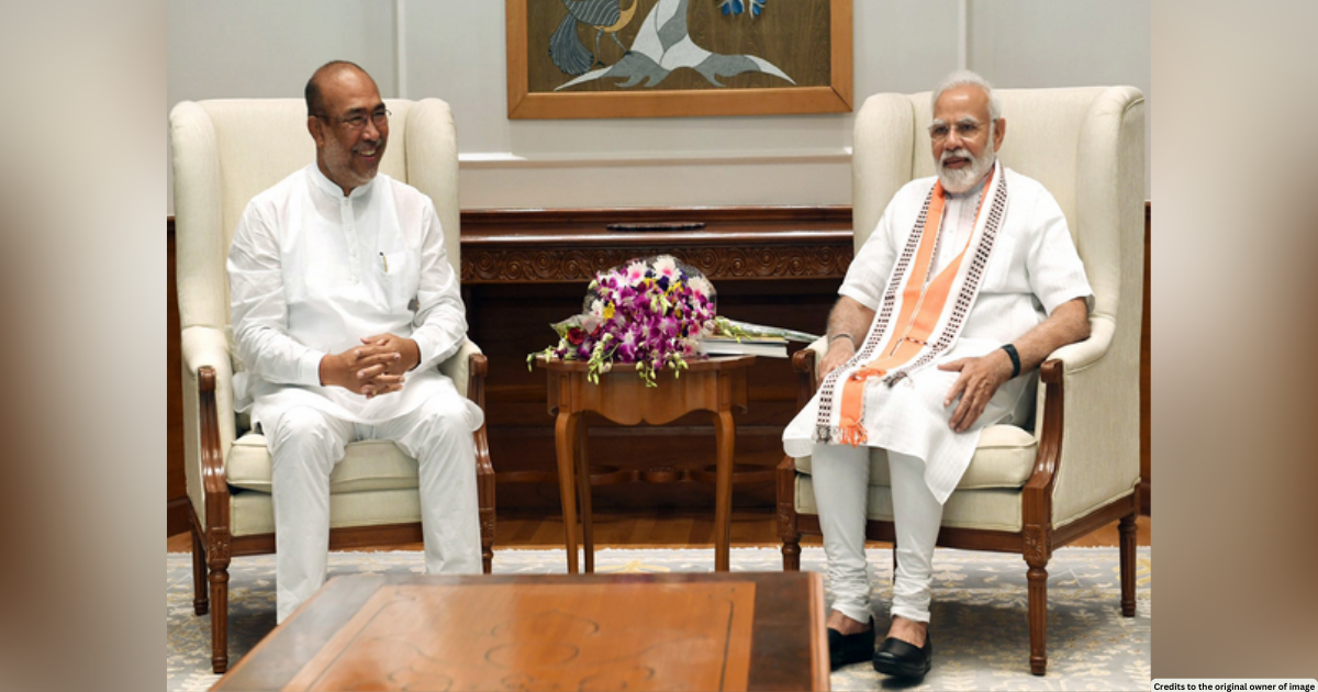 PM Modi extends birthday wishes to Manipur CM